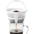 thumbnail image 1 of Reusable Coffee Filters,Mesh Strainer | 6-8 Cup Coffee Maker Mesh Filter with Handle - for Home Kitchen Tea Beverage Filtration Restaurant, 1 of 18