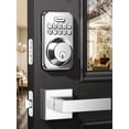 thumbnail image 1 of Cerradura de puerta de entrada sin llave con 2 manijas, cerrojo de teclado electrónico Zowill, bloqueo automático, contraseña anti-mirones, cerradura de puerta con código inteligente digital, juegos d, 1 of 5