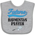 thumbnail image 3 of Inktastic Future Badminton Player Sports Boys or Girls Baby Bib, 3 of 4