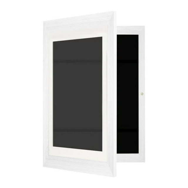 AMERTEER Room Decor Art Picture Frame-Hinged Art Picture Frame For Kids Front Opening And Changeable Picture Display-Acrylic A4 Picture Frame For Artwork Kids Drawing Home Decor
