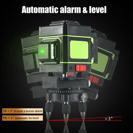 16 Lines Laser Level Measuring DevicesLine 360 Degree Rotary Horizontal And Vertical Cross Laser Level