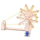 thumbnail image 3 of Ascensores hechos a mano de madera,Rueda de madera Juguetes para niños Juguetes para levantar,Ciencia y tecnología Innovación Ascensores a batería,Rueda de carpintería de costura casera en, 3 of 9