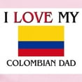 thumbnail image 2 of CafePress - I Love My Colombian Dad Infant Bodysuit - Baby Light Bodysuit, Size Newborn - 24 Months, 2 of 4