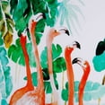 thumbnail image 5 of 32 x 48 Set of 2 Framed Wall Art, Botanical Flamingo Print, Green, White, 5 of 6