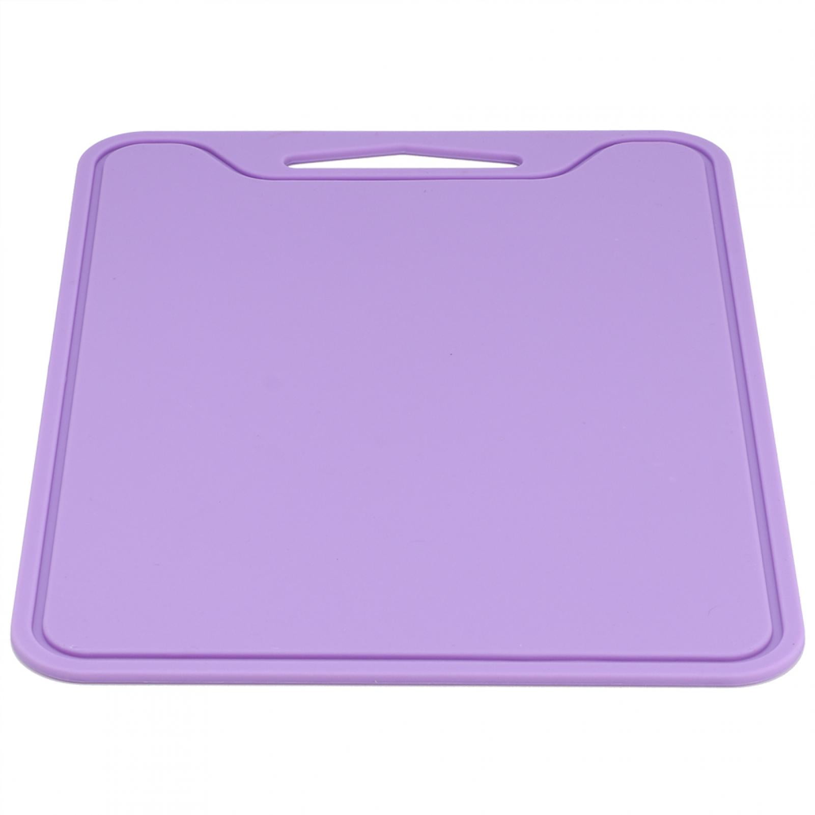 Cutting Boards for Kitchen - 18 x 12 x .5 Purple Color Coded Plastic Cutting  Board with Non Slip Surface - Dishwasher Safe Chopping Board