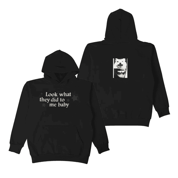 Daniel Caesar Merch Look What They Did to Me Baby Hoodies Long Sleeve Hooded Sweatshirt Rapper Pullover
