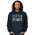 thumbnail image 5 of Find Strength In You Workout Motivate Hoodie Sweatshirt Women Men Brisco Brands L, 5 of 6