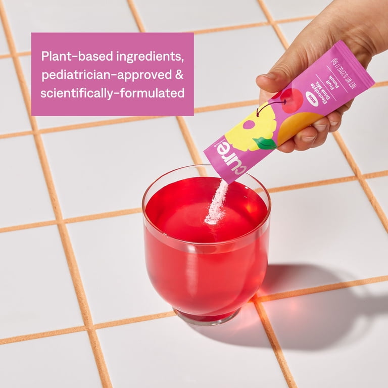 Cure Hydration Kids Fruit Punch Electrolyte Drink Mix, 6 Pack photo 4