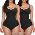 thumbnail image 1 of LilyLLL Womens Waist Trainer Shapewear Crotchless Thong Bodysuits Tummy Control Butt Lifter Body Shaper, 1 of 2