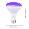 thumbnail image 2 of Baohd UV Fluorescent Bulb Soft Light UV Fluorescent Light Bulb High Light Transmission UV Fluorescent Bulb with Heat Dissipation 30 LED Beads for Home Indoor, 2 of 8