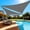 Dark Gray, variant on Shade&Beyond8'X8'X8'185 GSM HDPE Curved Triangle Permeable Sun Shade Sail for Patio, Garden & Deck, Light Gray