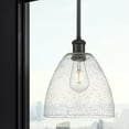 thumbnail image 7 of 516-1S-BB-GBD-92 Innovations Lighting Bristol Glass - 1 Light Mini Pendant In Industrial Style-11.25 Inches Tall and 9 Inches Wide-Brushed Brass, 7 of 7