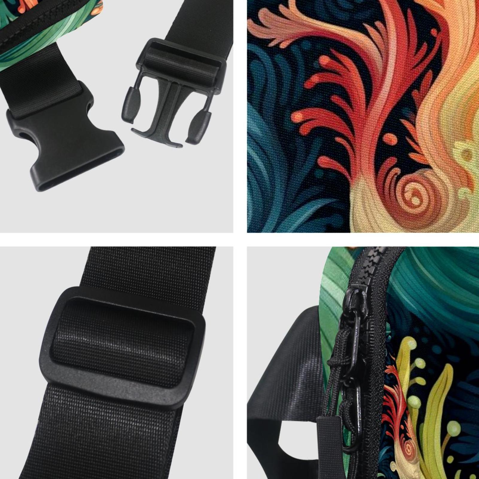 Sea slugs Lightweight Adjustable Running Belt Bag Fanny Pack Waist Pack with Extension Strap Unisex