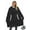 Black, variant on Fantaslook Wearable Blanket Hoodie for Women and Men, Oversized Sherpa Fleece Blanket Sweatshirt with Sleeves & Pocket