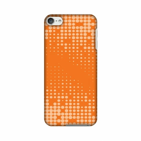 Carbon Fiber Ipod Touch Case - iPod Touch 6th Gen Case - Carbon Fibre Redux Tangy Orange 11, Hard Plastic Back Cover, Slim Profile Cute Printed Designer Snap on Case with Screen Cleaning Kit