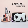 thumbnail image 6 of Lsque Sanrio Pattern Genuine Leather Makeup Bag Cosmetic Pouch Travel Organizer Toiletry Clutch Large Capacity Travel Cosmetic Bag, 6 of 6