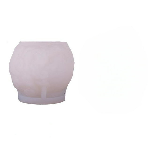 zhangmingg DIY Silicone for Crafting 3D Floral Sphere Moon Shape Handmade Candles