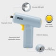 thumbnail image 2 of Deli Cordless Screwdriver 3.6V, 1500mAh Rechargable Battery, USB-C charging port. High 5-N.m Torque Cordless Portable Screwdriver with 10 pieces of S2 Steel Bits, 2 of 6
