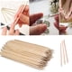 thumbnail image 2 of Quita cutículas naranja 100 unidades Herramienta de madera para cutículas Empujador de manicura Palito de pedicura Uñas, 2 of 5