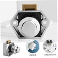 thumbnail image 4 of FENGGUIQU 1Pack Durable Zinc Alloy Button Lock for RV Cupboard Door Storage Security, 4 of 8