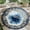 Ice, variant on Circle Area Rug, Opossum UFO Washable Non-Slip Floor Carpet, Soft Rug for Living Room Bedroom Decor 24 Inch