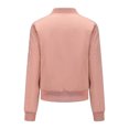 thumbnail image 5 of BLTIBY Women's Bomber Jacket Spring Fall Solid Colour Lightweight Zip Jackets Casual Coat Outerwear Windbreaker with Pockets Pink S, 5 of 8