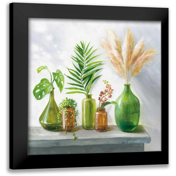 Nai, Danhui 12x12 Black Modern Framed Museum Art Print Titled - Natural Riches I