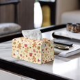 thumbnail image 2 of ZUXONGSY Christmas Tissue Box Cover Gingerbread Man PU Leather Tissue Box with Buckle Rectangular Tissue Box Holder Full Coverage Design Fashion Tissue Box for Christmas Decor, 2 of 7