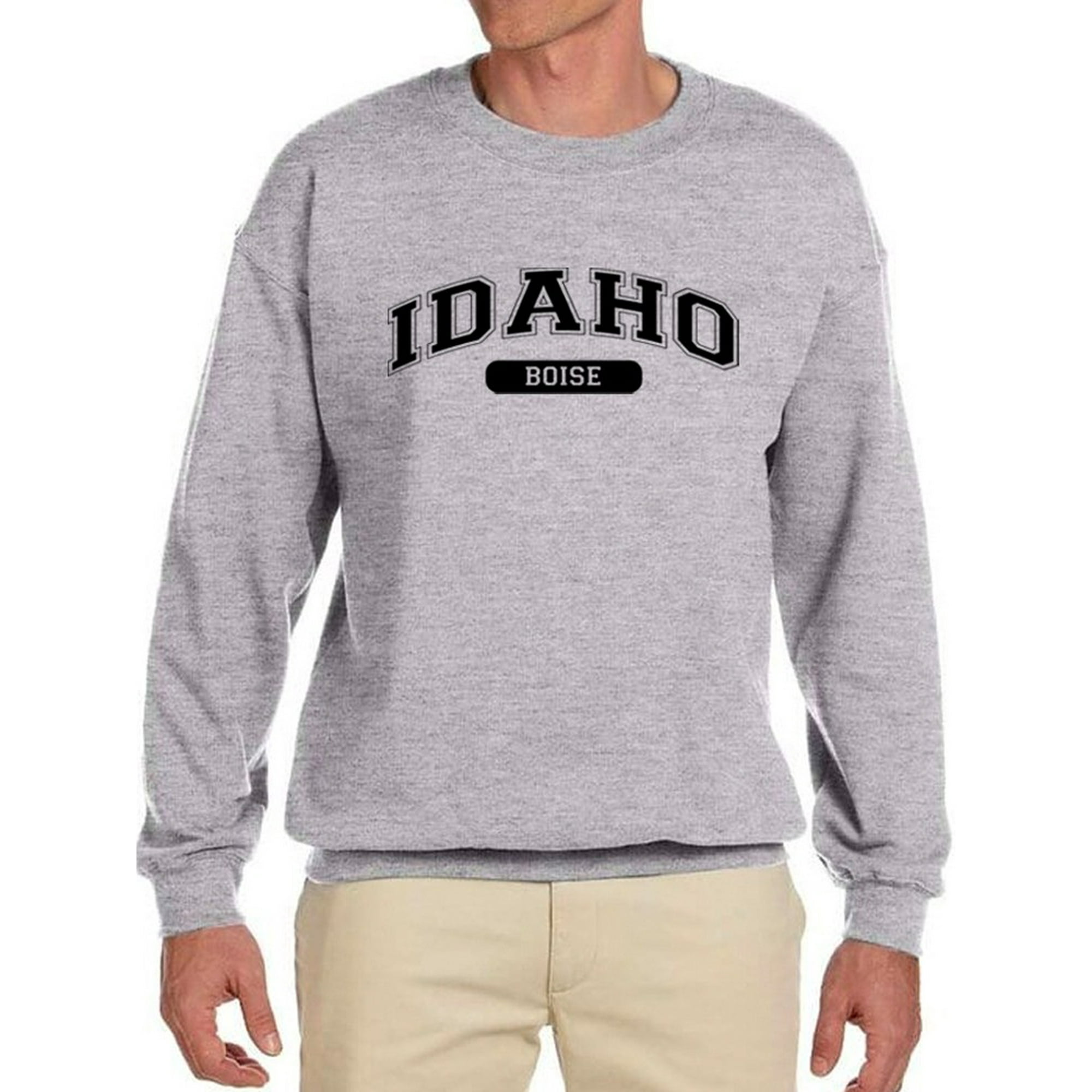 Idaho, Boise Men Sweatshirt, Male Large