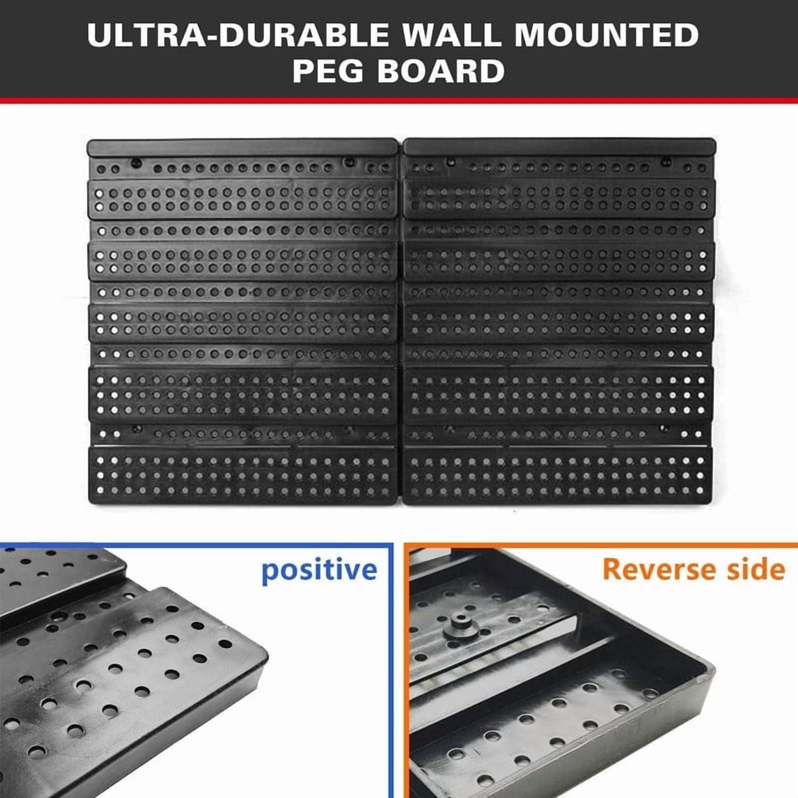 Wall Mounted Storage Bins, 30 Wall Mount Tool Organizer Bins Plastic Parts Rack Container