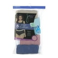 thumbnail image 2 of Just My Size Women's Ribbed Cotton Brief Underwear, 6-Pack, 2 of 4