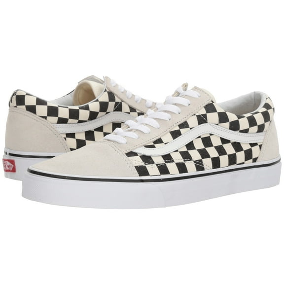 Vans Men's Old Skool Sneaker, Checkerboard/Off White/Black, Size 11.5