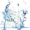 thumbnail image 5 of CheAAlet Electric Toothbrush with 5 Brush Heads, 5 Cleaning Modes,Smart 15-speed Timer Electric Toothbrush IPX8 -Newly Upgraded Electric-Deep Cleaning,USB Charging, IPX8 Waterproof White, 5 of 9