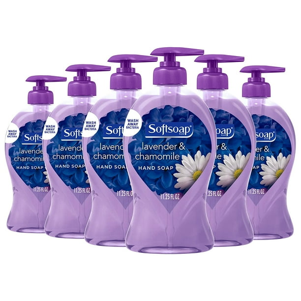 (6 Pack) Softsoap Liquid Hand Soap Pump, Lavender & Chamomile 11.25 Oz