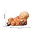 thumbnail image 3 of DefiDgd Little Monk Resin Ornaments,Cute Small Monk Statues,for Home Office Table Decoration,Potted Plant Decoration,Living Room,Shelf Decor,Gift(C), 3 of 7