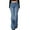 Blue, variant on EMMIOL Women's Mid-High Waist Stretchy Flare Bell Bottoms Jeans Y2K Vintage Washed Bootcut Denim Pants for Casual,Streetwear