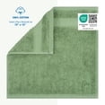 thumbnail image 2 of Cotton Paradise 100% Cotton 4 Piece Washcloths, Soft Absorbent Small Hand Face Towels Wash Rags for Body, Sage Green, 2 of 6