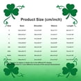 thumbnail image 4 of T Shirts for Man St. Patrick's Day Breathable Waffle Knit Short Sleeve Tee Lightweight Comfort Top Casual Shirts for Men Dark Green XXXL, 4 of 4