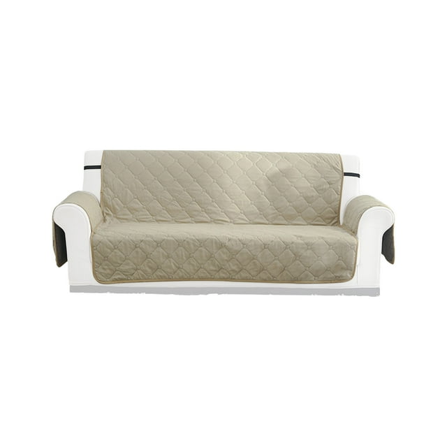EGNMCR Décoration de Pièce, Housse de Canapé Réversible pour Coussin Housse de Canapé Sofa pour Chiens Protège-Meubles Résistant à l'Eau avec Bâtons en Mousse Sangles Élastiques pour Chats de Compagnie Housses de Canapé