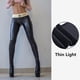thumbnail image 1 of ICHUANYI Clearance Ladies'imitation Leather Pants Lace-up Buttocks And Slim Nine-minute Pants(Black, XXL) Ichuanyi Ichuanyi, 1 of 9