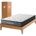 thumbnail image 1 of Colchón Individual En Caja Esponja Memory Foam De Alta Densidad Firmeza Media Suavidad Y Durabilidad Tecnología Híbrida Ortopédico (Blanca, Individual), 1 of 4