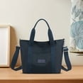 thumbnail image 2 of LACKUST Large Capacity Messenger Bag, Casual, Hand/Shoulder, Travel, Fitness, Shopping,Dark Blue, 2 of 8