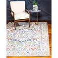 thumbnail image 1 of Unique Loom 3134226 8 x 10 ft. Voce Austin Rectangular Rug, Light Gray, 1 of 10