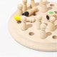 thumbnail image 3 of Wooden Color Memory Chess Stick Children Matchstick Memory Game Intelligent Logic Game Kids Brain Teaser Game Family Party Interactive Fun Game Board, 3 of 5
