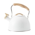 thumbnail image 1 of Wosthever Stainless Steel Stovetop Tea Kettle Wooden Handle Kettle Water 3L Cookware Juegos de servir café y té, 1 of 1