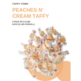thumbnail image 5 of Taffy Town Gourmet Peaches 'N' Cream Salt Water Taffy, 5 Lb Bag, 5 of 6