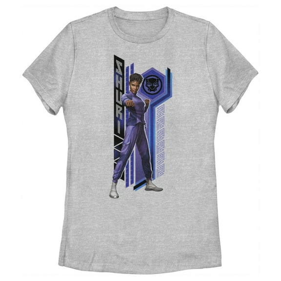 Women's Black Panther: Wakanda Forever Shuri Pattern  Graphic Tee Athletic Heather X Large
