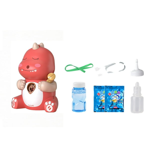 EGNMCR Bubble Machine Dinosaur Bubble Toys Full Automatic Blowing Bubble Spray Humidifying Toys 100ML doll doll Birthday Gifts for Kids