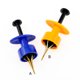 thumbnail image 3 of Soidarity Aparejos de pesca Señuelos Clip de bloqueo Jigging Fish Baits Gadget para al aire libre Agua dulce Mar Barco Agua de mar Naranja Type3 NO3 Soidarity OD020929-02, 3 of 6