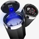 thumbnail image 4 of Car Ashtray Portable Automatic Ashtray with Lid LED Lights Creative Metal Liner, 4 of 5